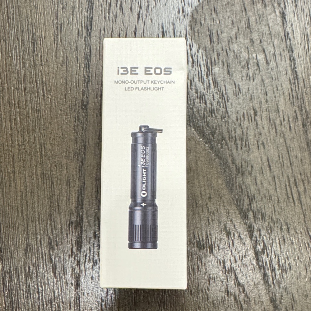 I3E EOS Black LED Keychain Flashlight—Olight